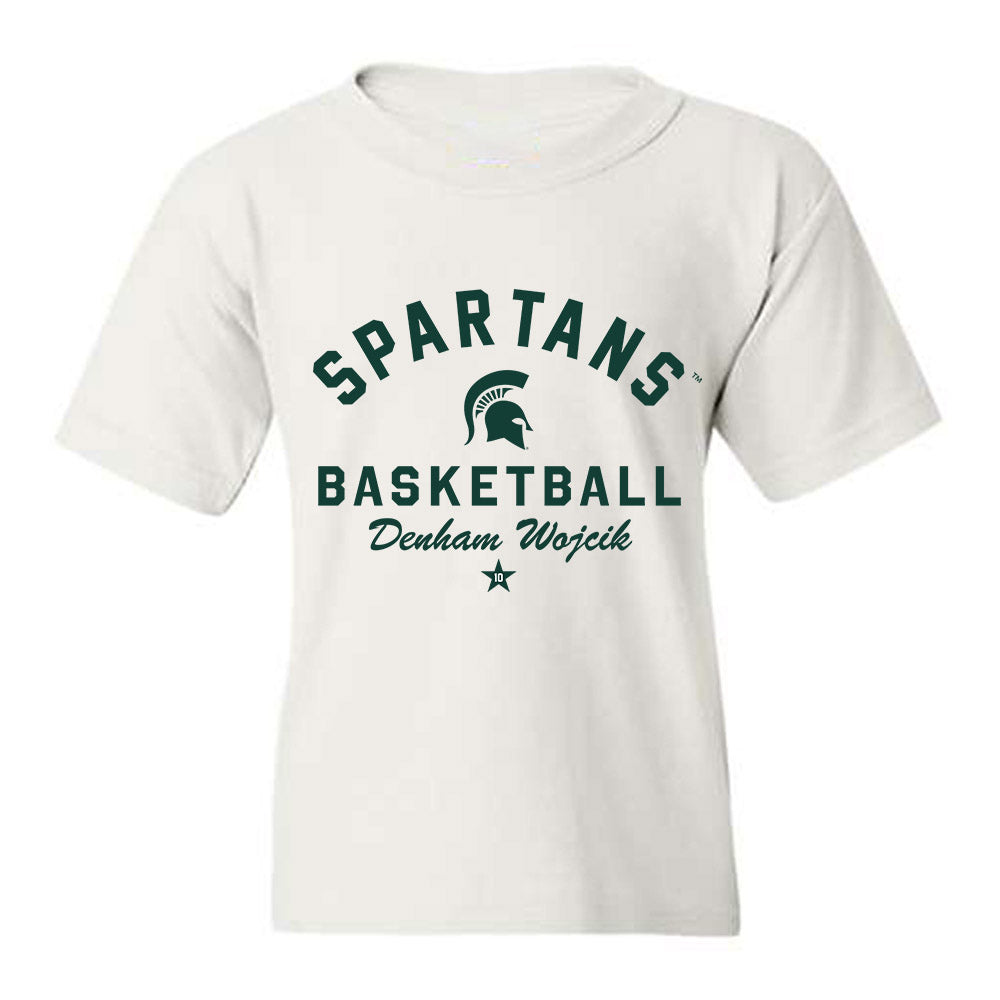Michigan State - NCAA Men's Basketball : Denham Wojcik - Classic Shersey Youth T-Shirt-0
