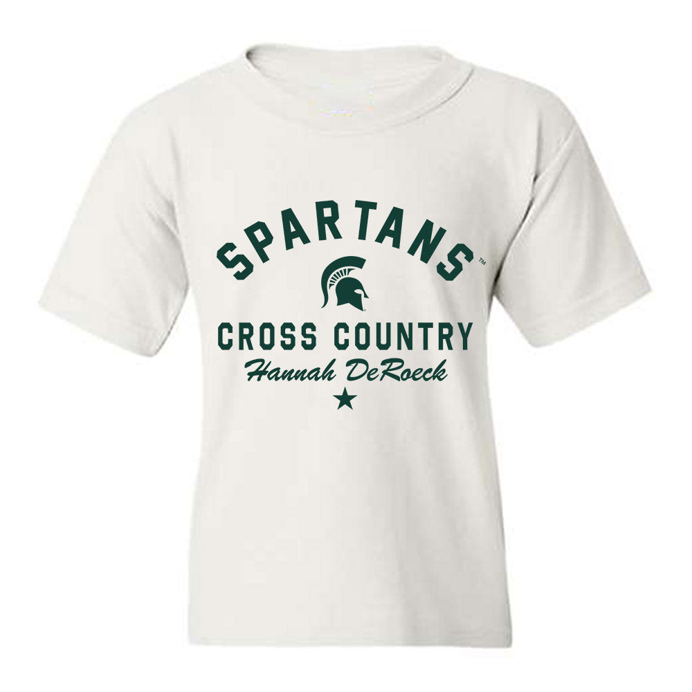 Michigan State - NCAA Women's Cross Country : Hannah DeRoeck - Classic Shersey Youth T-Shirt-0