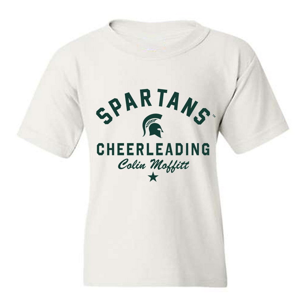 Michigan State - NCAA Cheerleading : Colin Moffitt - Classic Shersey Youth T-Shirt-0