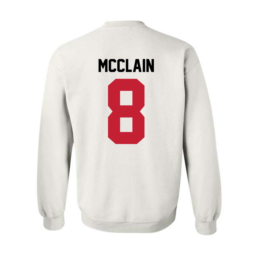 Ohio State - NCAA Football : Jaylen McClain - Classic Shersey Crewneck Sweatshirt-1