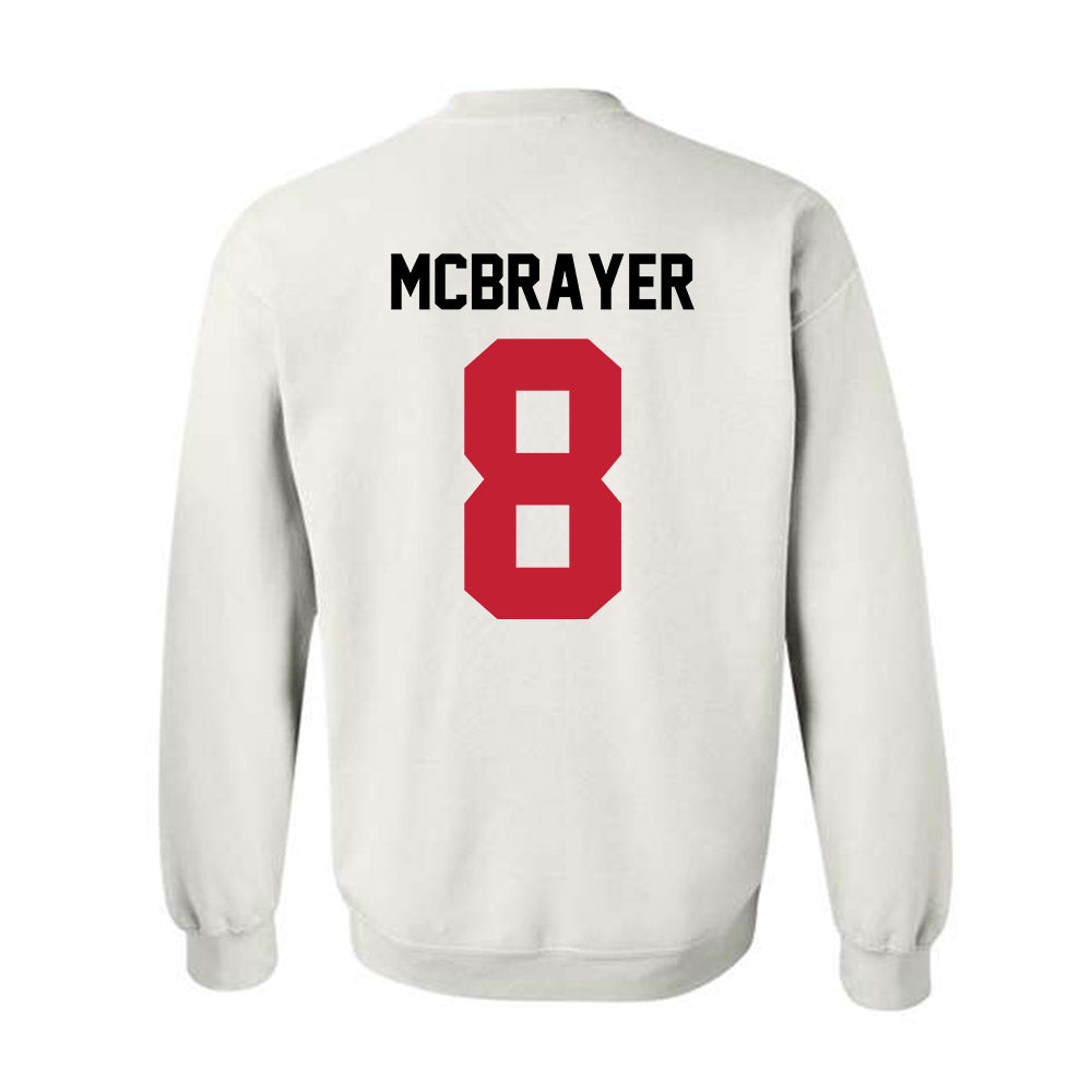 Ohio State - NCAA Men's Ice Hockey : Nathan McBrayer - Classic Shersey Crewneck Sweatshirt-1