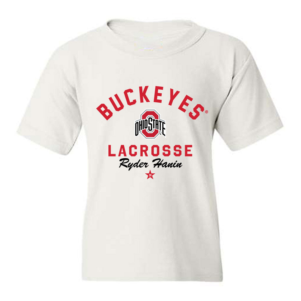 Ohio State - NCAA Men's Lacrosse : Ryder Hanin - Classic Shersey Youth T-Shirt-0