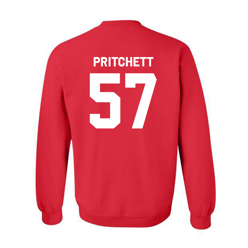 Nebraska - NCAA Football : Elijah Pritchett - Classic Shersey Crewneck Sweatshirt-1