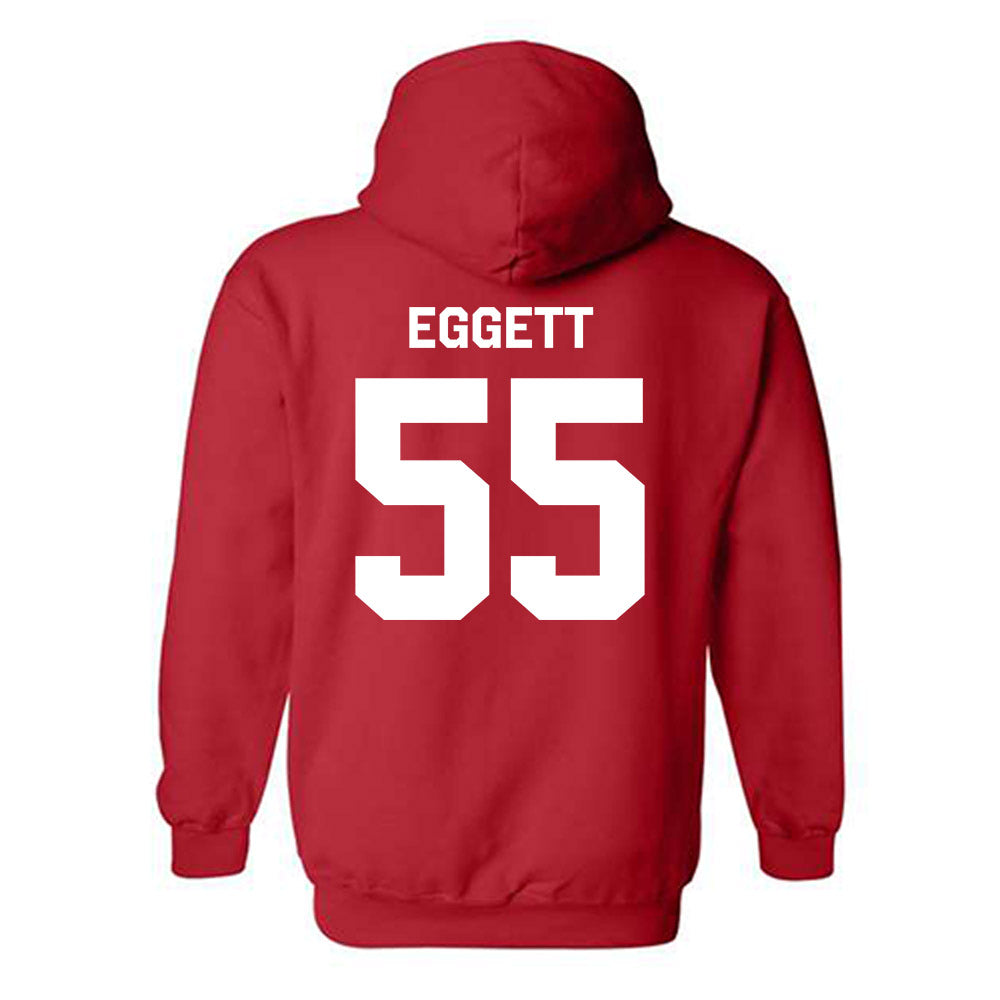 Nebraska - NCAA Women's Soccer : Kate Eggett - Classic Shersey Hooded Sweatshirt-1