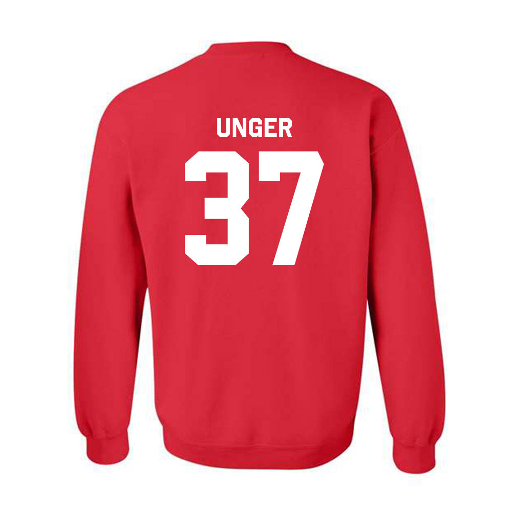 Nebraska - NCAA Baseball : J'Shawn Unger - Classic Shersey Crewneck Sweatshirt-1
