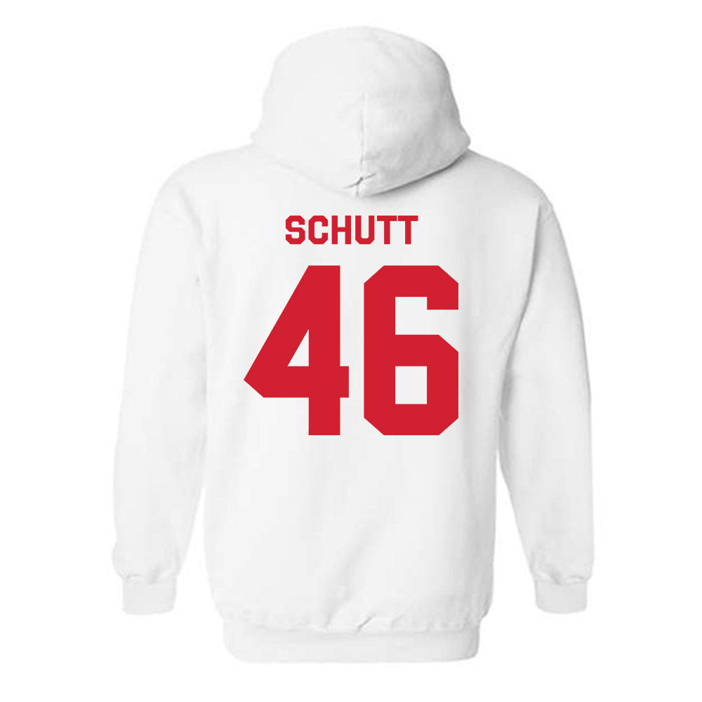 Nebraska - NCAA Football : Connor Schutt - Classic Shersey Hooded Sweatshirt-1