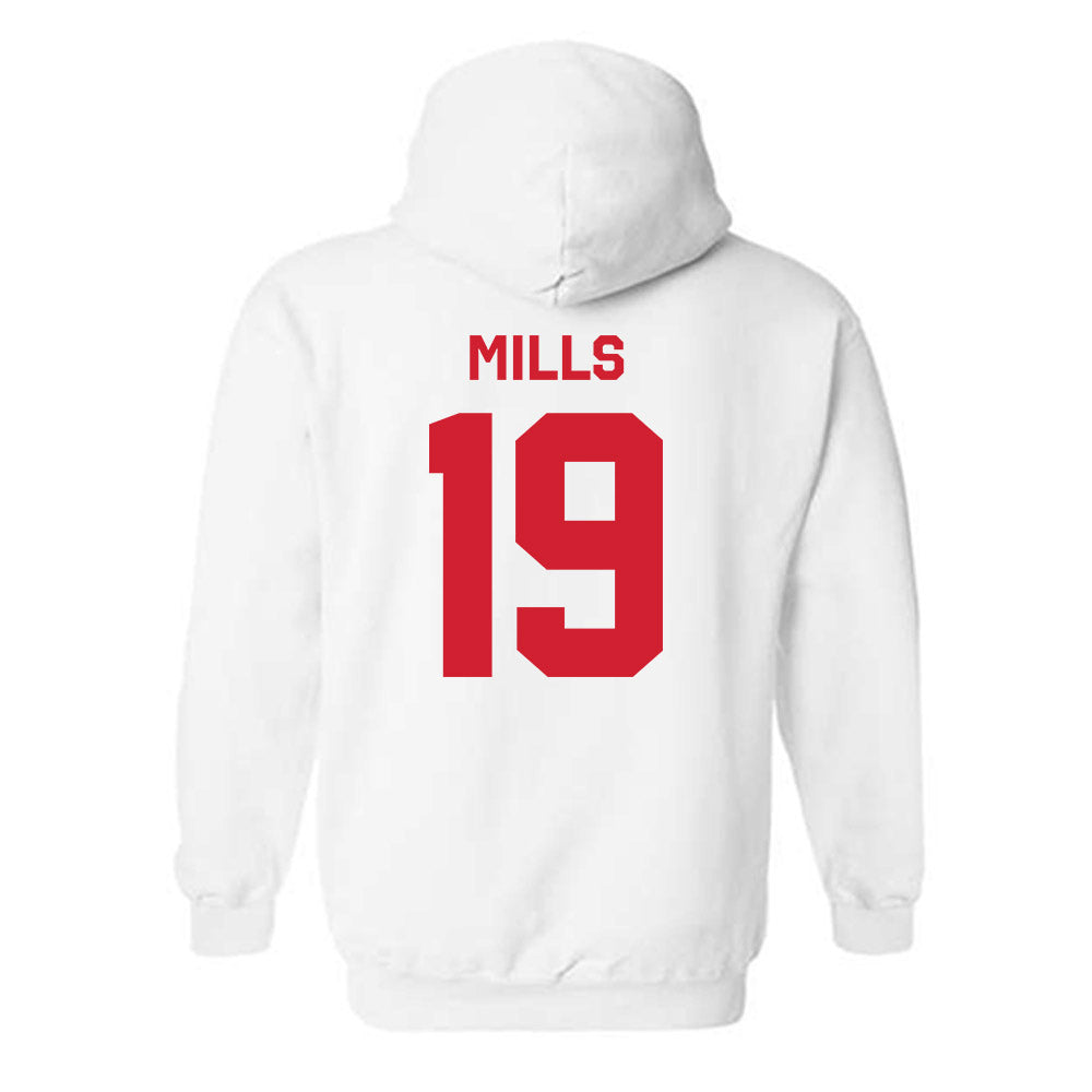 Nebraska - NCAA Football : Cortez Mills - Classic Shersey Hooded Sweatshirt-1