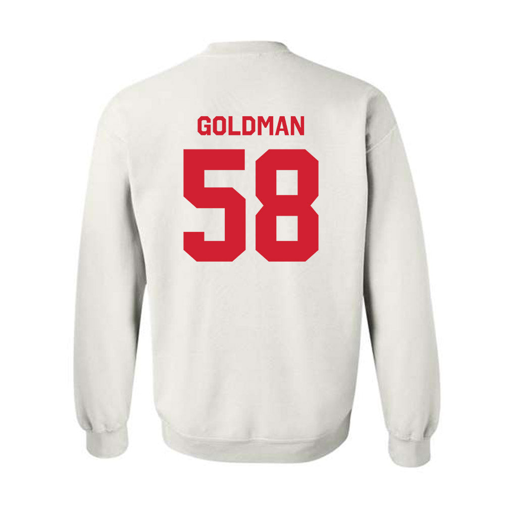 Nebraska - NCAA Football : Mason Goldman - Classic Shersey Crewneck Sweatshirt-1