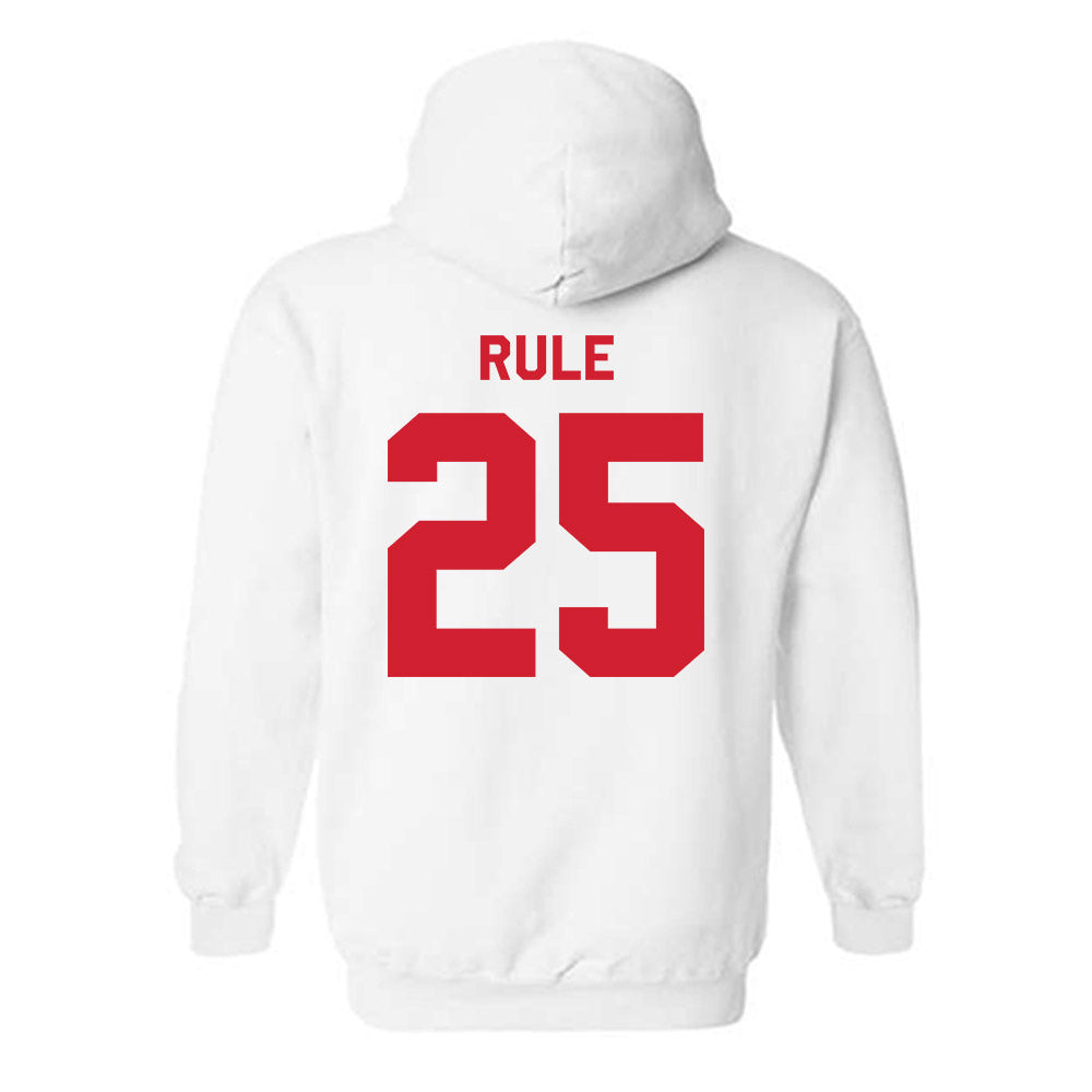 Nebraska - NCAA Football : Jamal Rule - Classic Shersey Hooded Sweatshirt-1