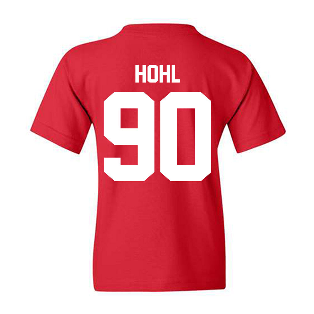 Nebraska - NCAA Football : John Hohl - Classic Shersey Youth T-Shirt-1