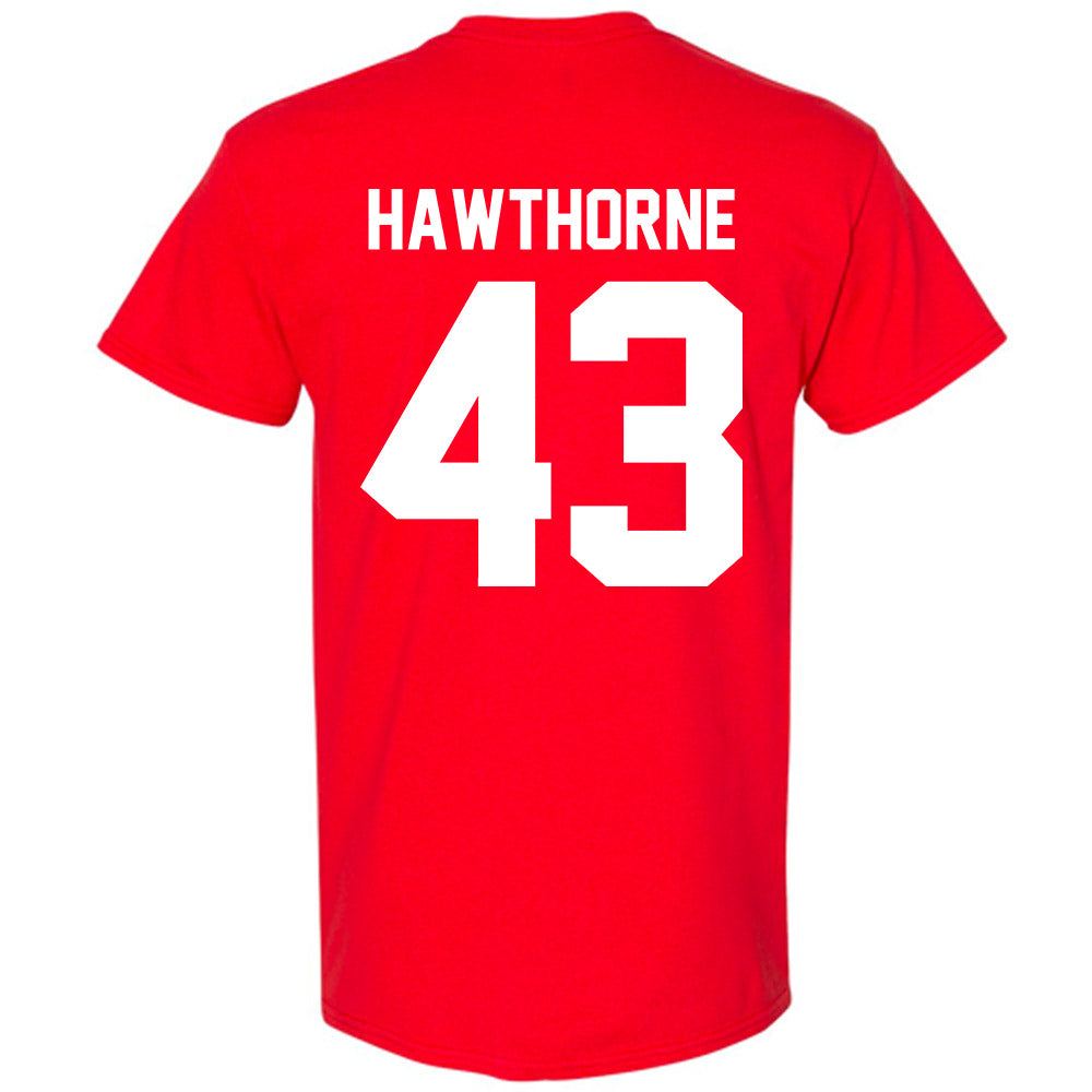 Nebraska - NCAA Football : Will Hawthorne - Classic Shersey T-Shirt-1