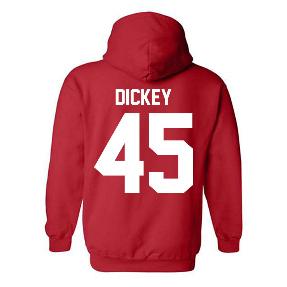 Nebraska - NCAA Football : Izaac Dickey - Classic Shersey Hooded Sweatshirt-1