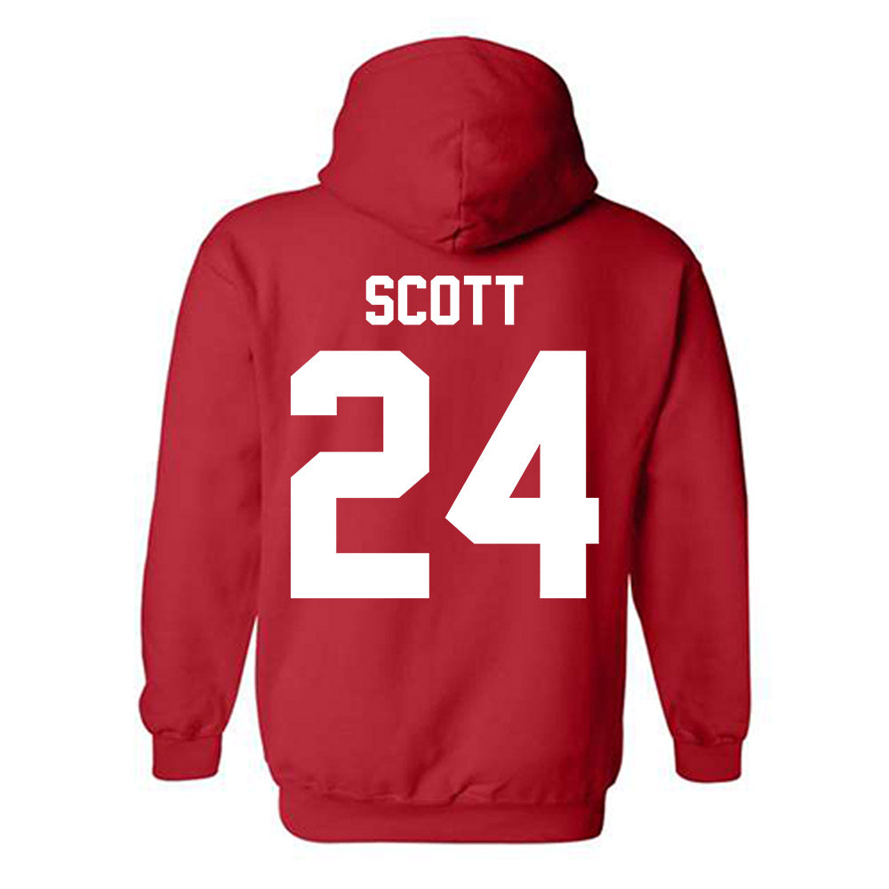 Nebraska - NCAA Football : Nalin Scott - Classic Shersey Hooded Sweatshirt-3