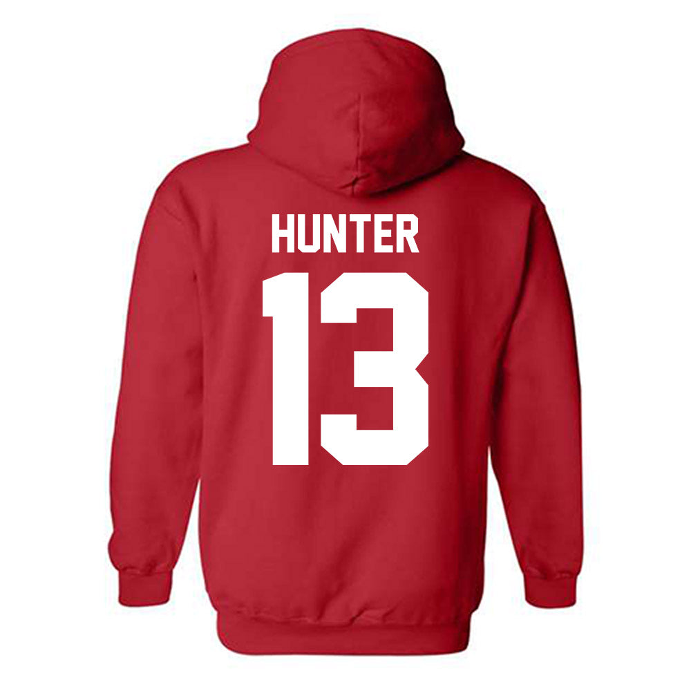 Nebraska - NCAA Football : Nyziah Hunter - Classic Shersey Hooded Sweatshirt-1