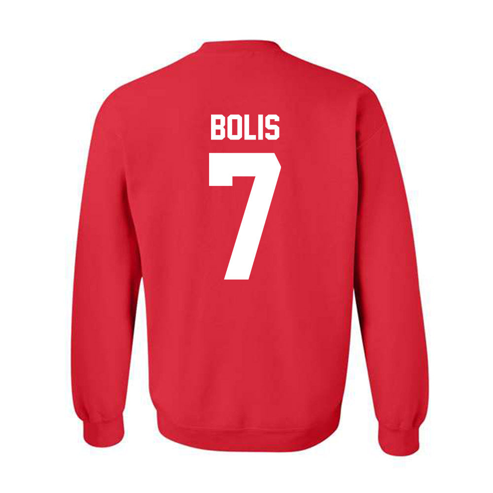 Nebraska - NCAA Men's Basketball : Justin Bolis - Classic Shersey Crewneck Sweatshirt-1
