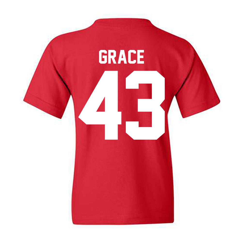 Nebraska - NCAA Baseball : Cooper Grace - Classic Shersey Youth T-Shirt-1