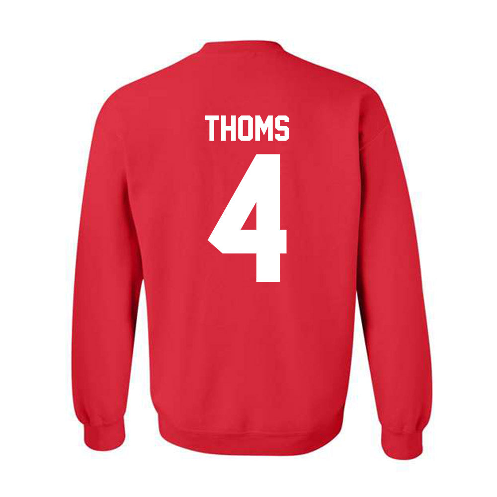 Nebraska - NCAA Softball : Malia Thoms - Classic Shersey Crewneck Sweatshirt-1