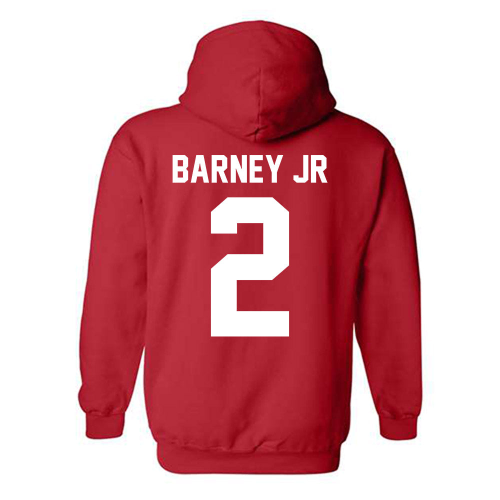 Nebraska - NCAA Football : Jacory Barney Jr - Classic Shersey Hooded Sweatshirt-1