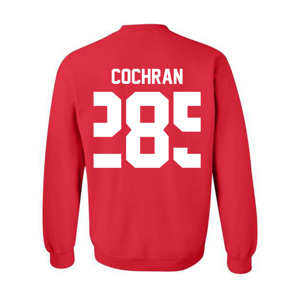Nebraska - NCAA Wrestling : Lucas Cochran - Classic Shersey Crewneck Sweatshirt-3
