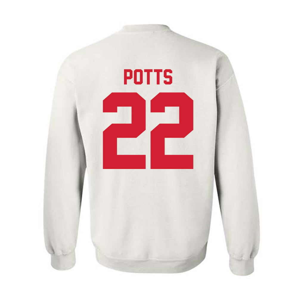 Nebraska - NCAA Women's Basketball : Natalie Potts - Classic Shersey Crewneck Sweatshirt-1