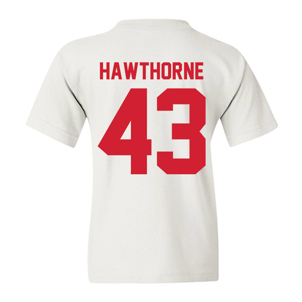 Nebraska - NCAA Football : Will Hawthorne - Classic Shersey Youth T-Shirt-1
