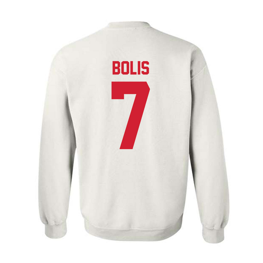 Nebraska - NCAA Men's Basketball : Justin Bolis - Classic Shersey Crewneck Sweatshirt-1
