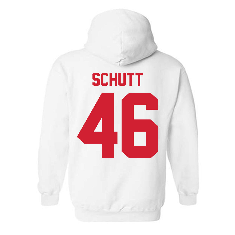 Nebraska - NCAA Football : Connor Schutt - Classic Shersey Hooded Sweatshirt-1