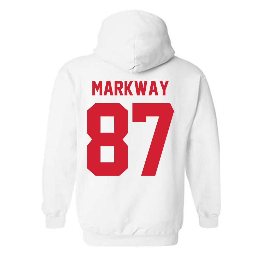 Nebraska - NCAA Football : Mac Markway - Classic Shersey Hooded Sweatshirt-1