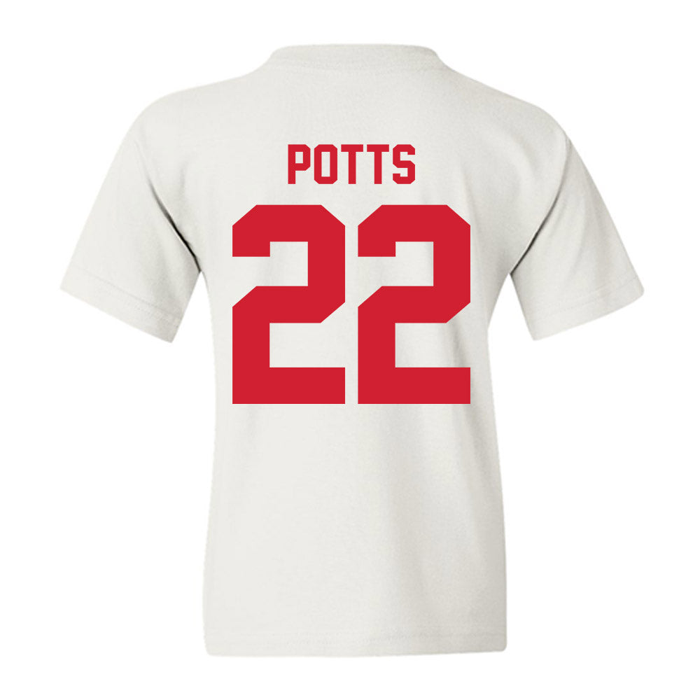 Nebraska - NCAA Women's Basketball : Natalie Potts - Classic Shersey Youth T-Shirt-1