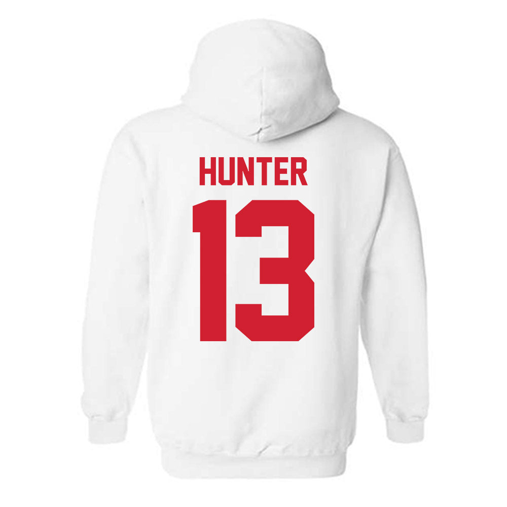 Nebraska - NCAA Football : Nyziah Hunter - Classic Shersey Hooded Sweatshirt-1