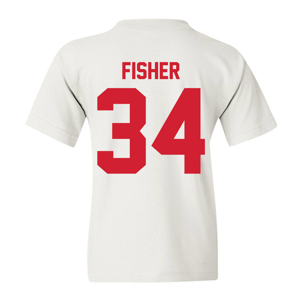 Nebraska - NCAA Women's Basketball : Emily Fisher - Classic Shersey Youth T-Shirt-1