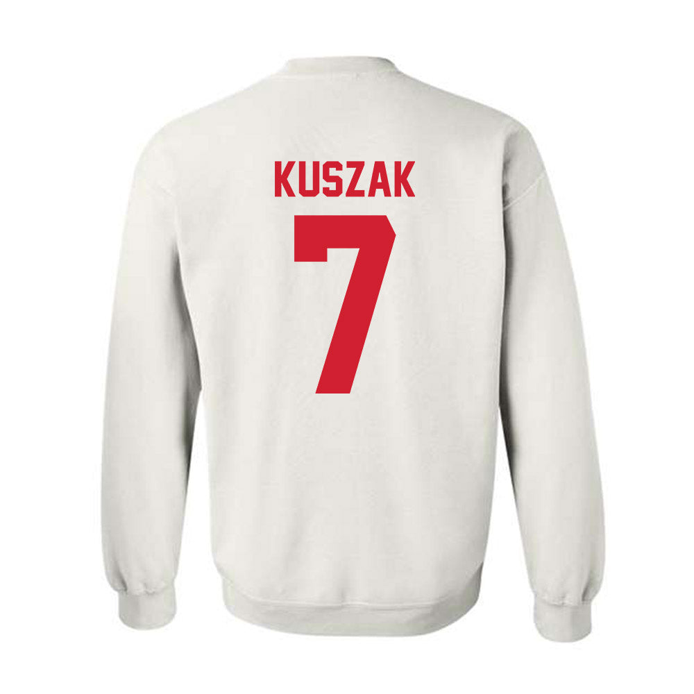 Nebraska - NCAA Softball : Ava Kuszak - Classic Shersey Crewneck Sweatshirt-1