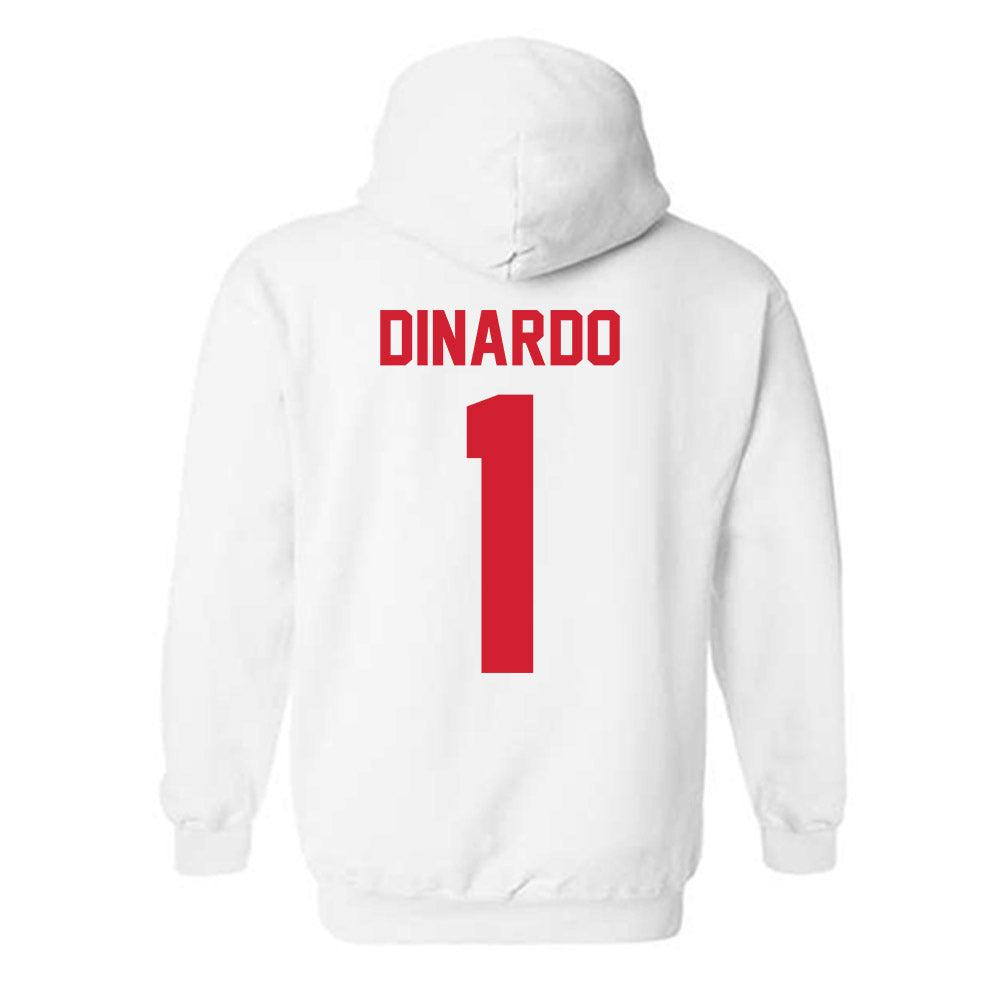 Nebraska - NCAA Softball : Olivia DiNardo - Classic Shersey Hooded Sweatshirt-1