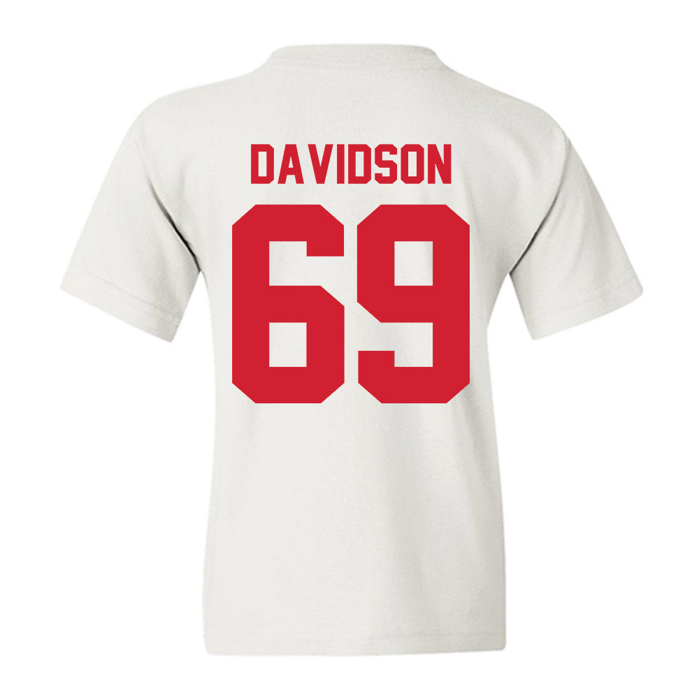 Nebraska - NCAA Football : Landen Davidson - Classic Shersey Youth T-Shirt-1