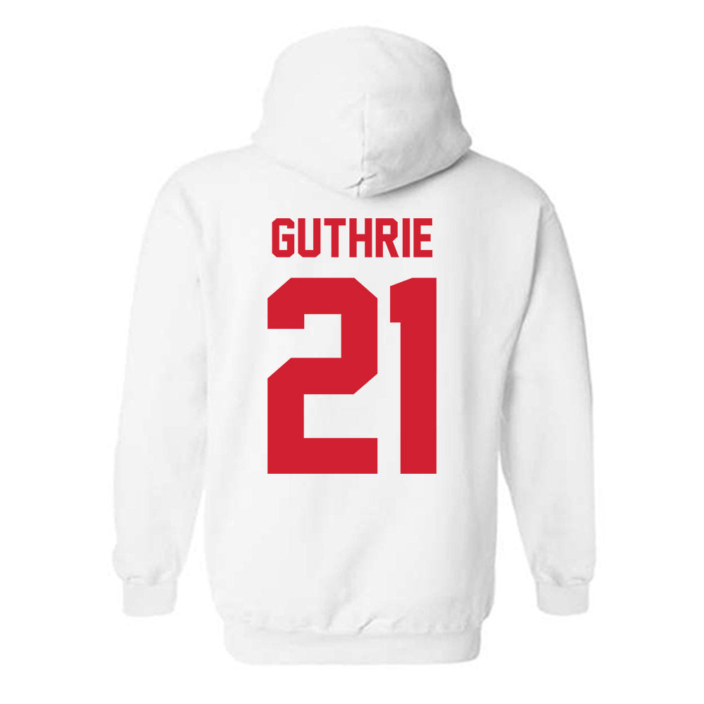 Nebraska - NCAA Football : Rex Guthrie - Classic Shersey Hooded Sweatshirt-1