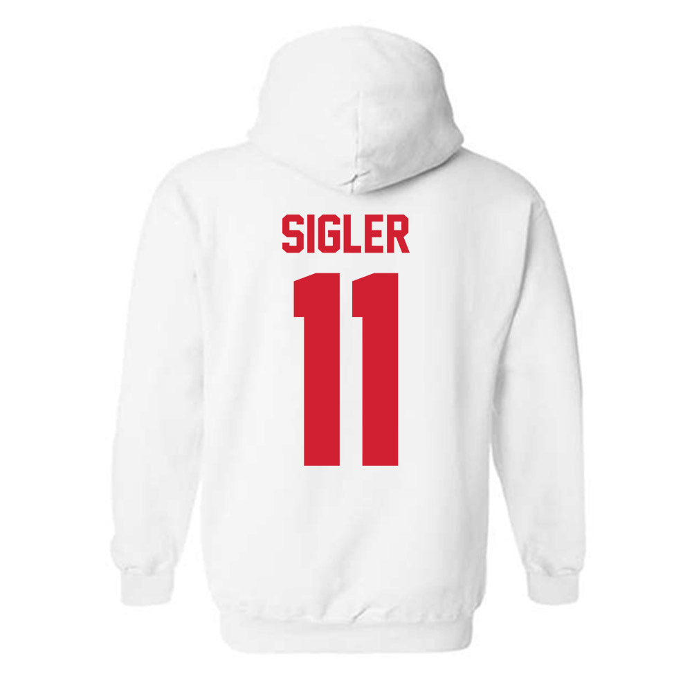 Nebraska - NCAA Women's Volleyball : Teraya Sigler - Classic Shersey Hooded Sweatshirt-1