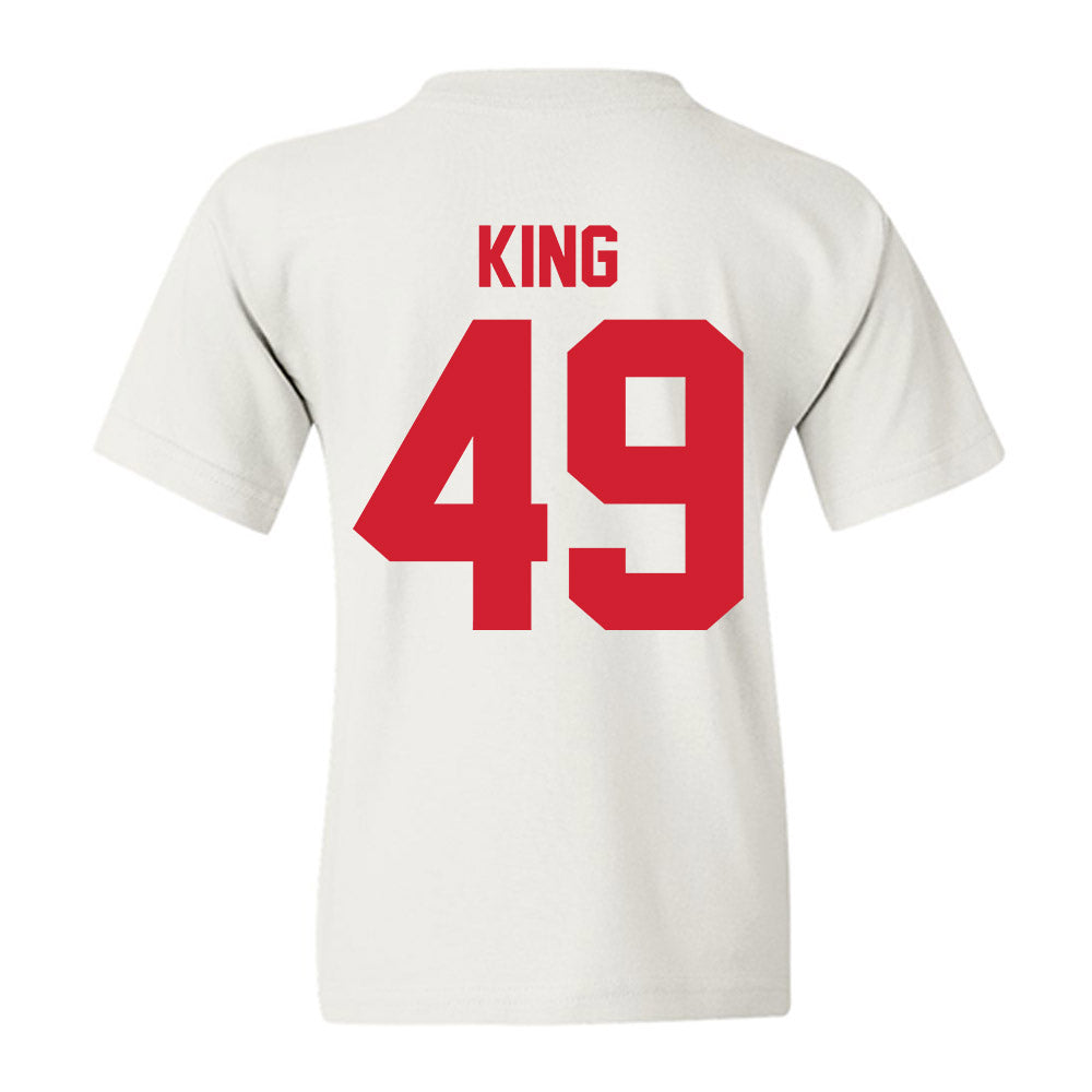 Nebraska - NCAA Football : Danny King - Classic Shersey Youth T-Shirt-1