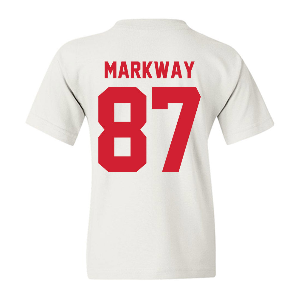 Nebraska - NCAA Football : Mac Markway - Classic Shersey Youth T-Shirt-1