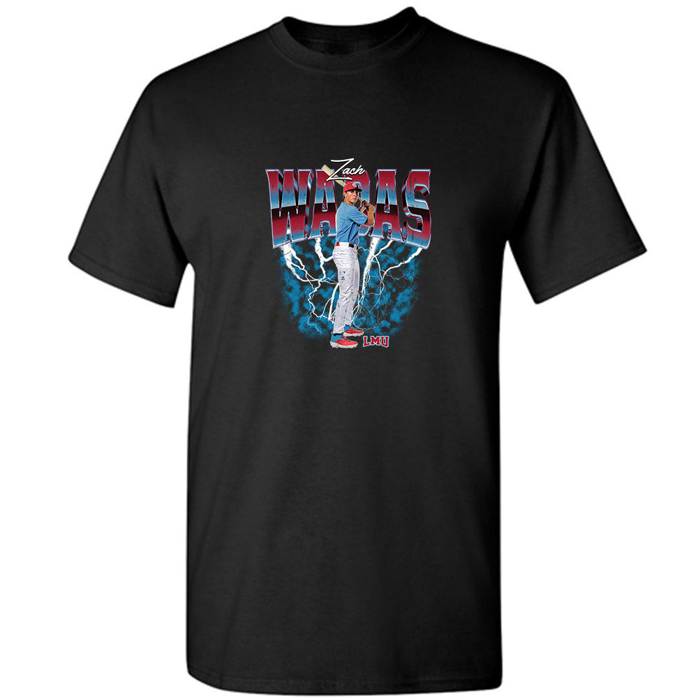 LMU - NCAA Baseball : Zach Wadas - Collage T-Shirt-0