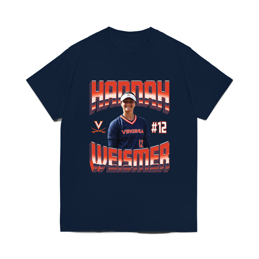 Virginia - NCAA Softball : Hannah Weismer - Graphic Tee Comfort Colors T-Shirt-0