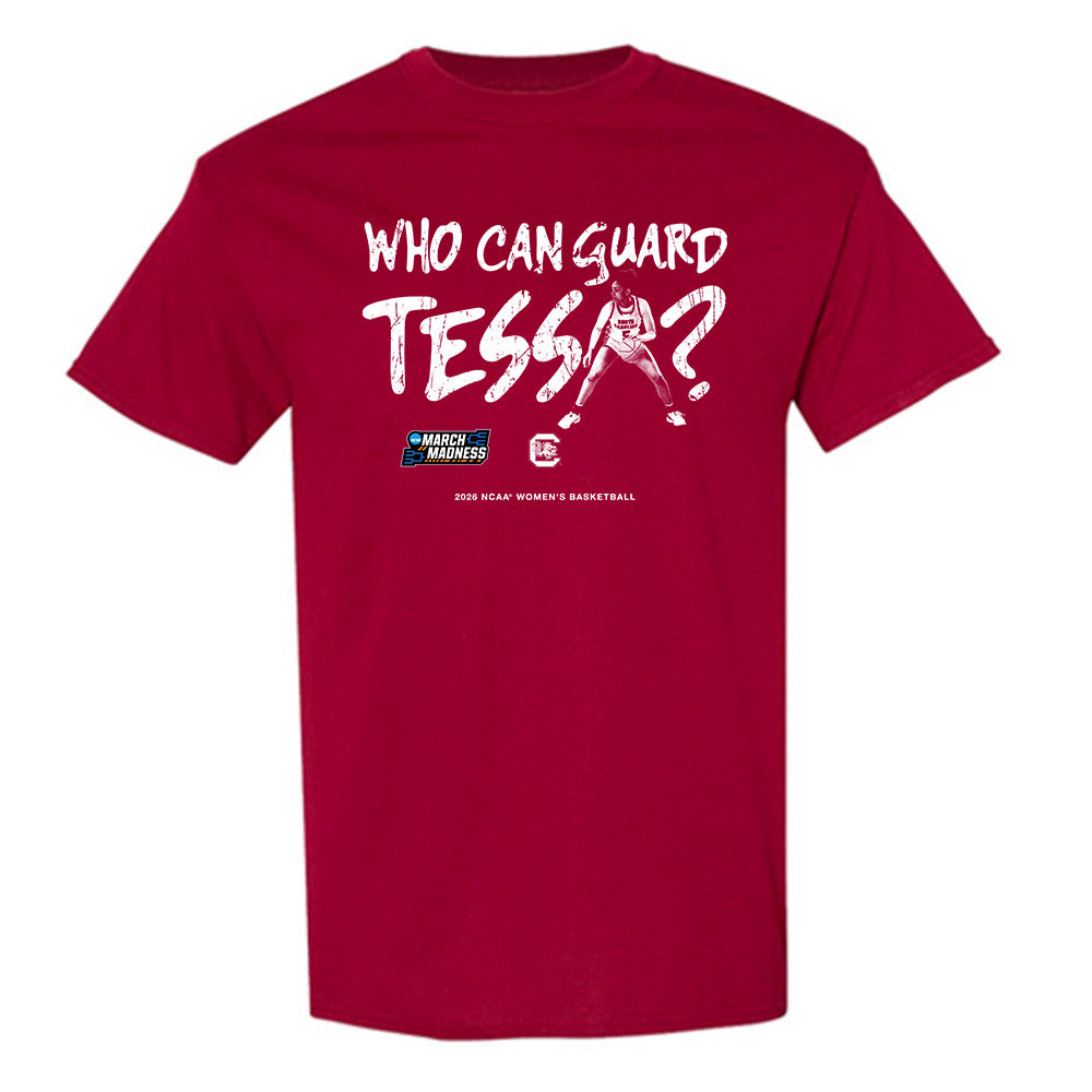 South Carolina - NCAA Women's Basketball : Tessa Johnson - NCAA® March Madness® 2026 Collage T-Shirt-0