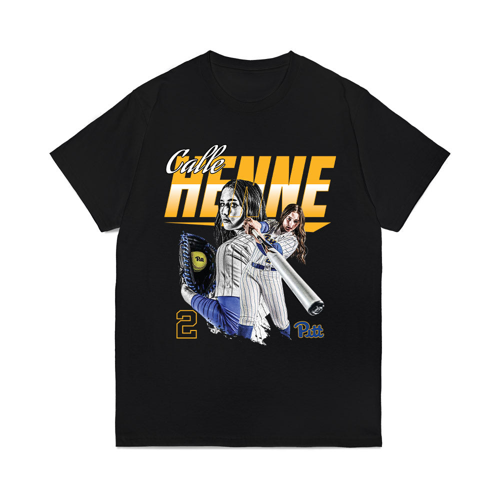 Pittsburgh - NCAA Softball : Calle Henne - Collage Comfort Colors T-Shirt-0