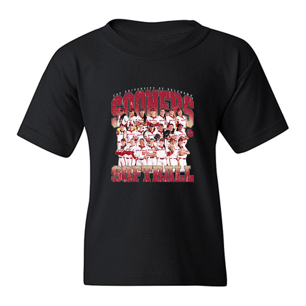 Oklahoma - NCAA Softball : Team Collage Youth T-Shirt-0
