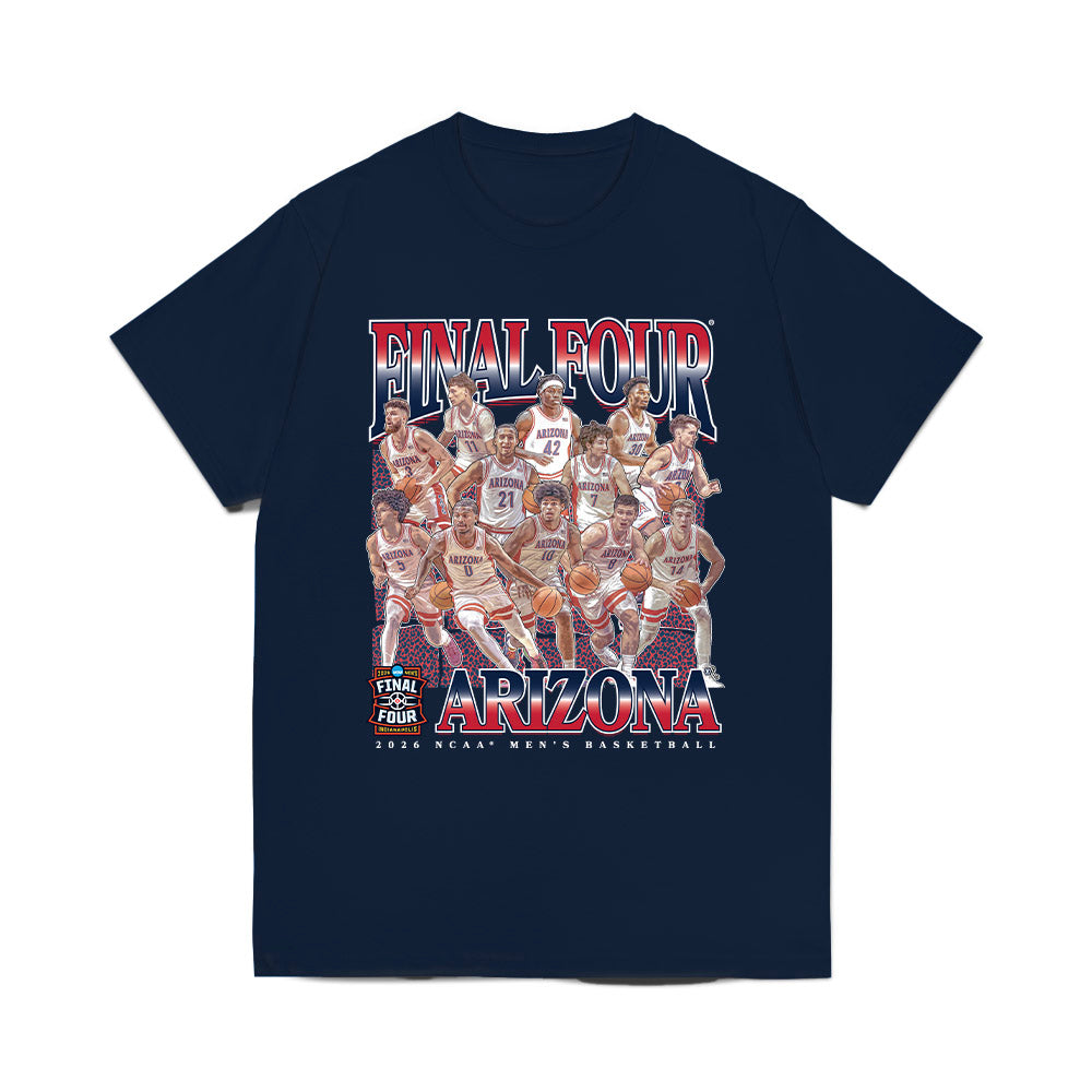 Arizona - NCAA Men's Basketball : - Final Four NCAA® March Madness® 2026 Comfort Colors T-Shirt-0