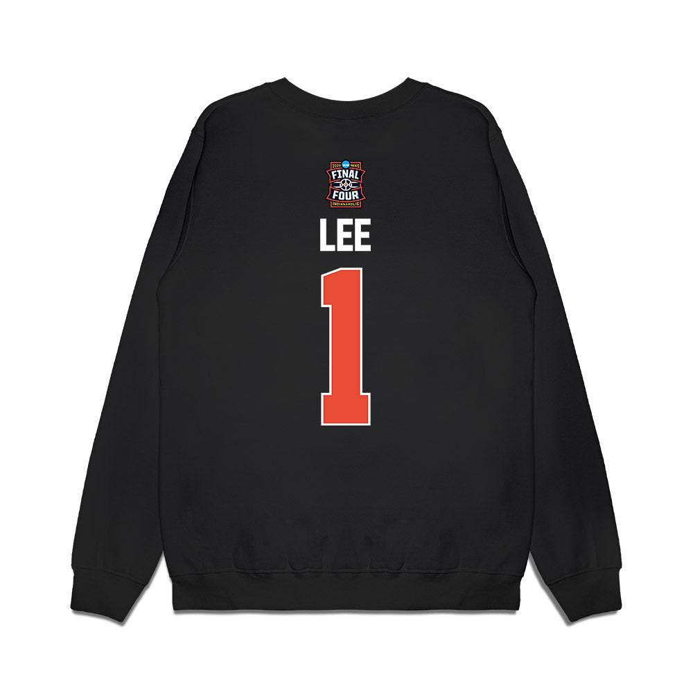 Illinois - NCAA Men's Basketball : Brandon Lee - Final Four NCAA® March Madness® 2026 Premium Crewneck Sweatshirt-1