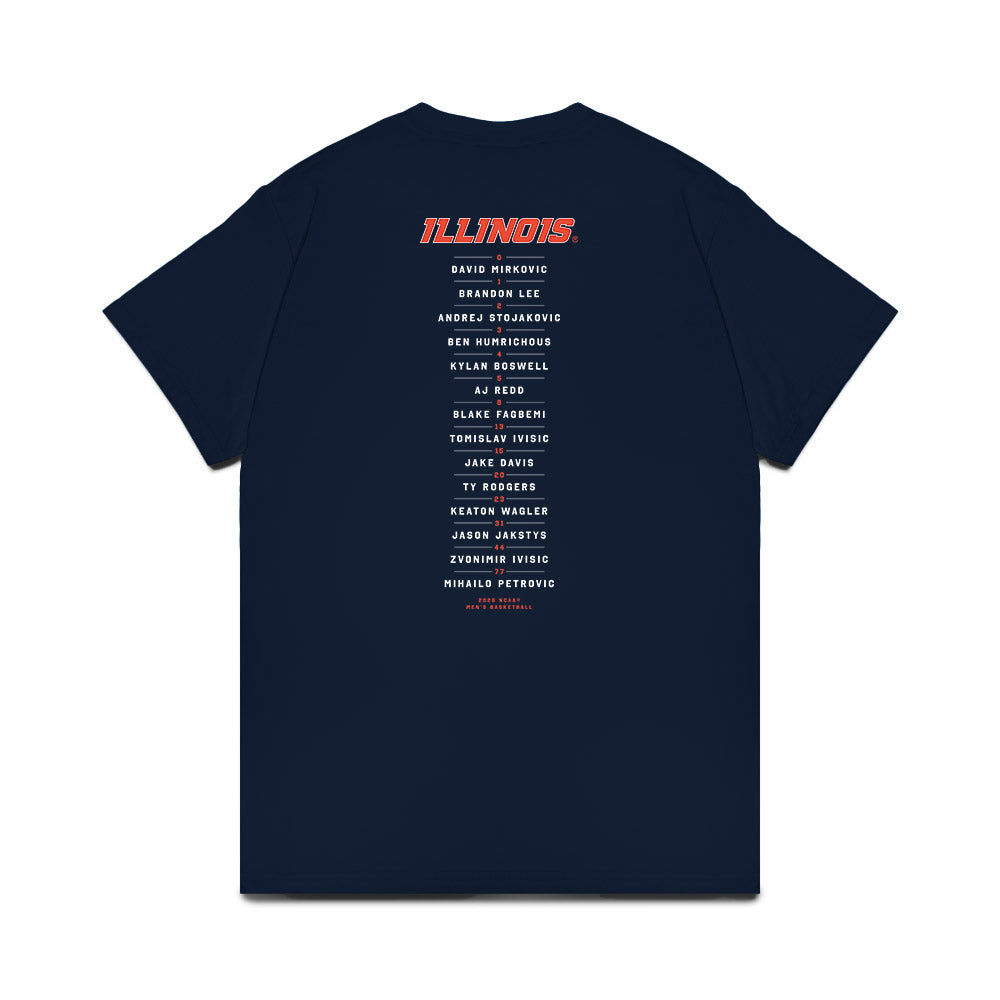 Illinois - NCAA Men's Basketball : - Final Four NCAA® March Madness® 2026 Comfort Colors T-Shirt-1