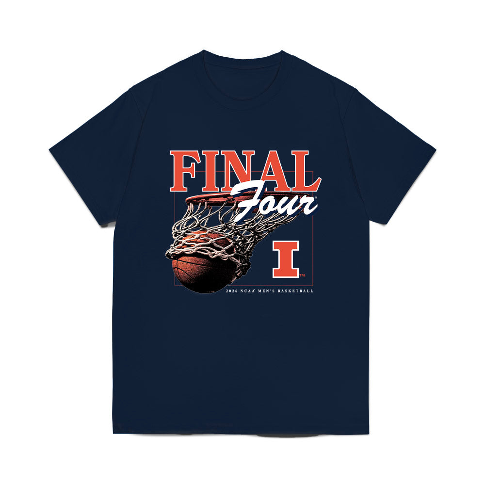 Illinois - NCAA Men's Basketball : - Final Four NCAA® March Madness® 2026 Comfort Colors T-Shirt-0