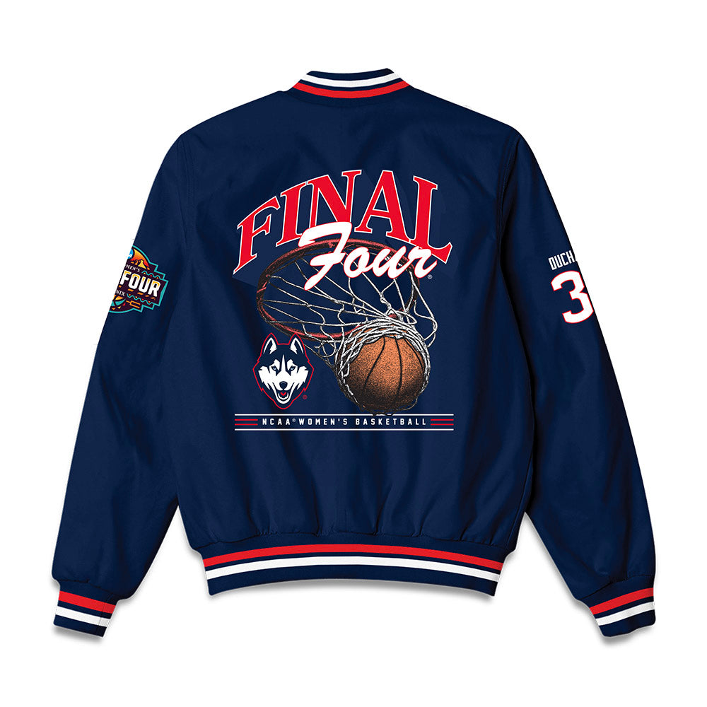 UConn - NCAA Women's Basketball : Caroline Ducharme - Final Four NCAA® March Madness® 2026 Bomber Jacket-1