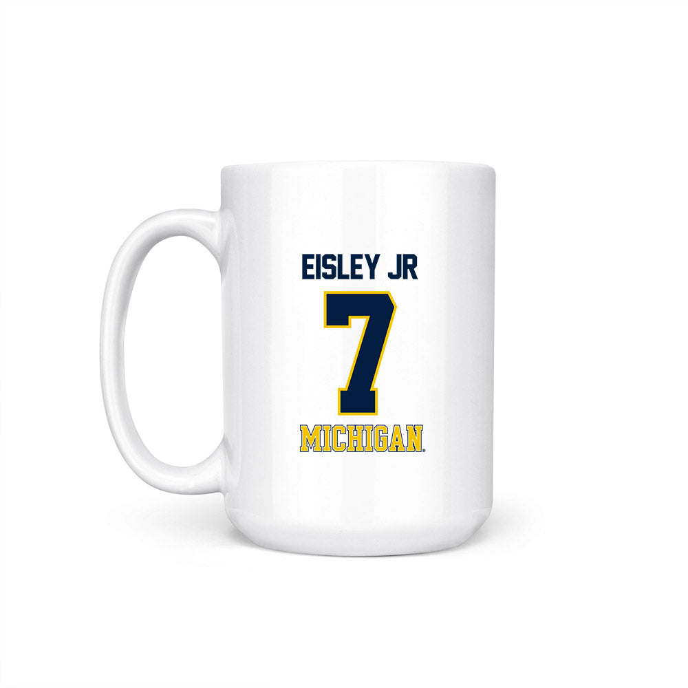 Michigan - NCAA Men's Basketball : Howard Eisley Jr - National Champions NCAA® March Madness® 2026 Coffee Mug-1