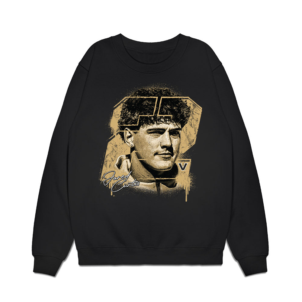 Vanderbilt - NCAA Football : Jared Curtis - Collage Premium Crewneck Sweatshirt-0
